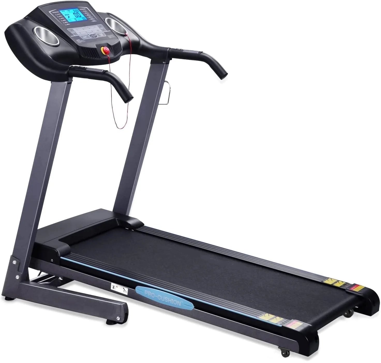 Folding Treadmill with Auto Incline, 12 Levels, 2.5 HP Motor, 15 Preset Programs, Home Fitness, 8.5 MPH Speed Range