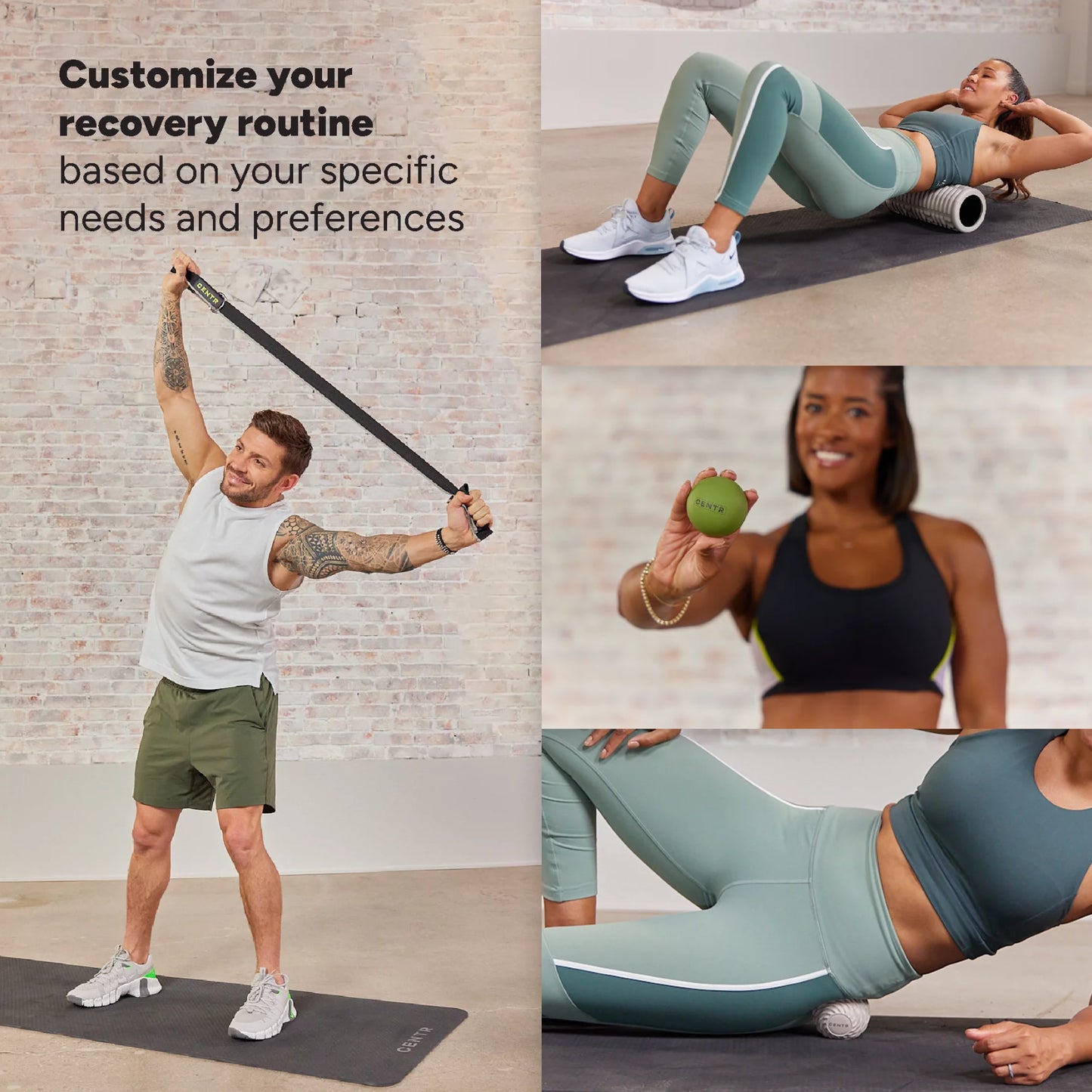 Recovery Kit by Chris Hemsworth: 6-Piece Set for Sore Muscle Relief with 3-Month Membership